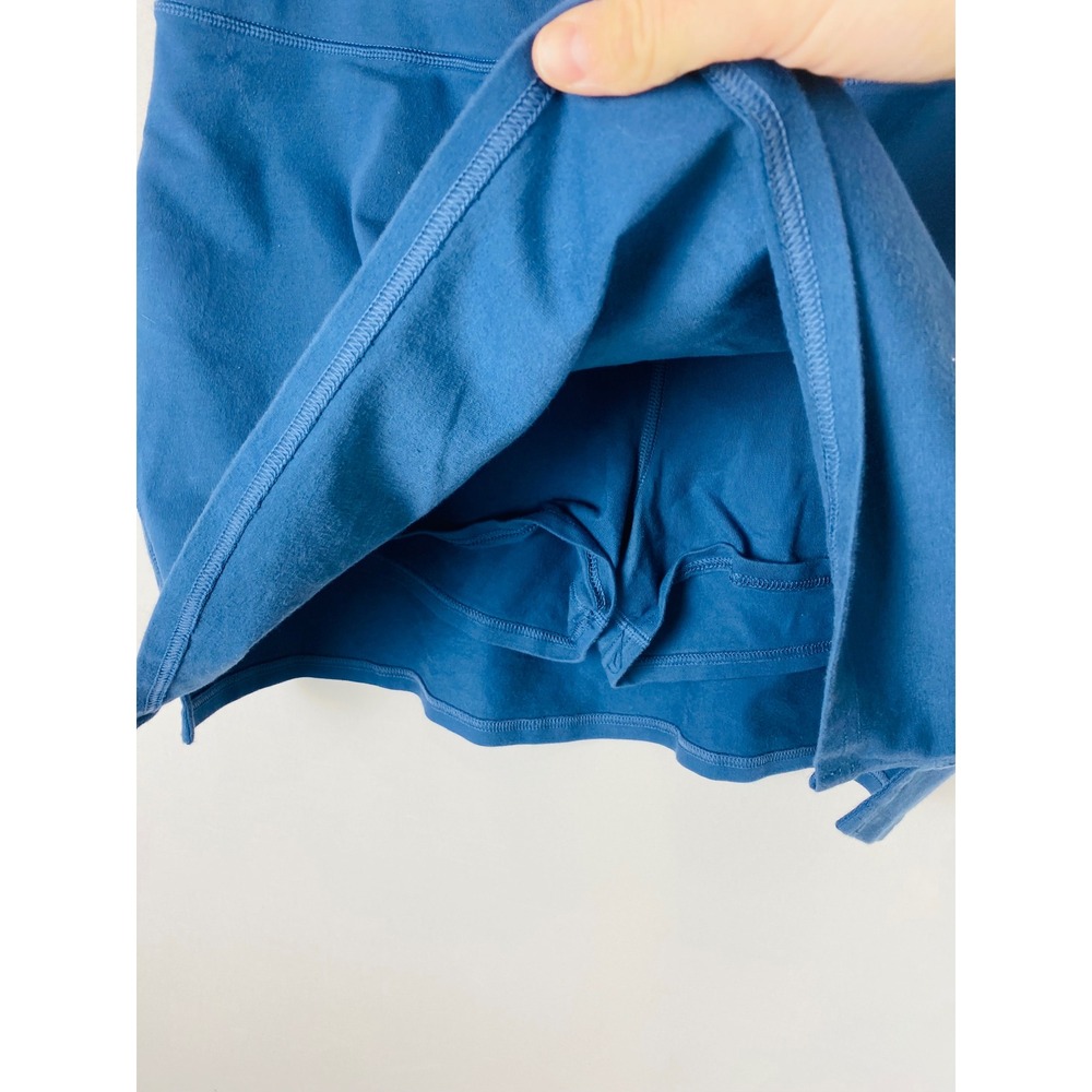 Pact Organic Cotton PureActive Skort Blue Teal Active Skirt XL - Picture 4 of 6